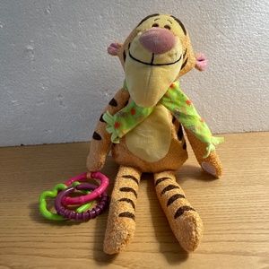 Scentsy Buddy Disney Tigger Sidekick w Teether Scented Baby Plush Lovey 13”